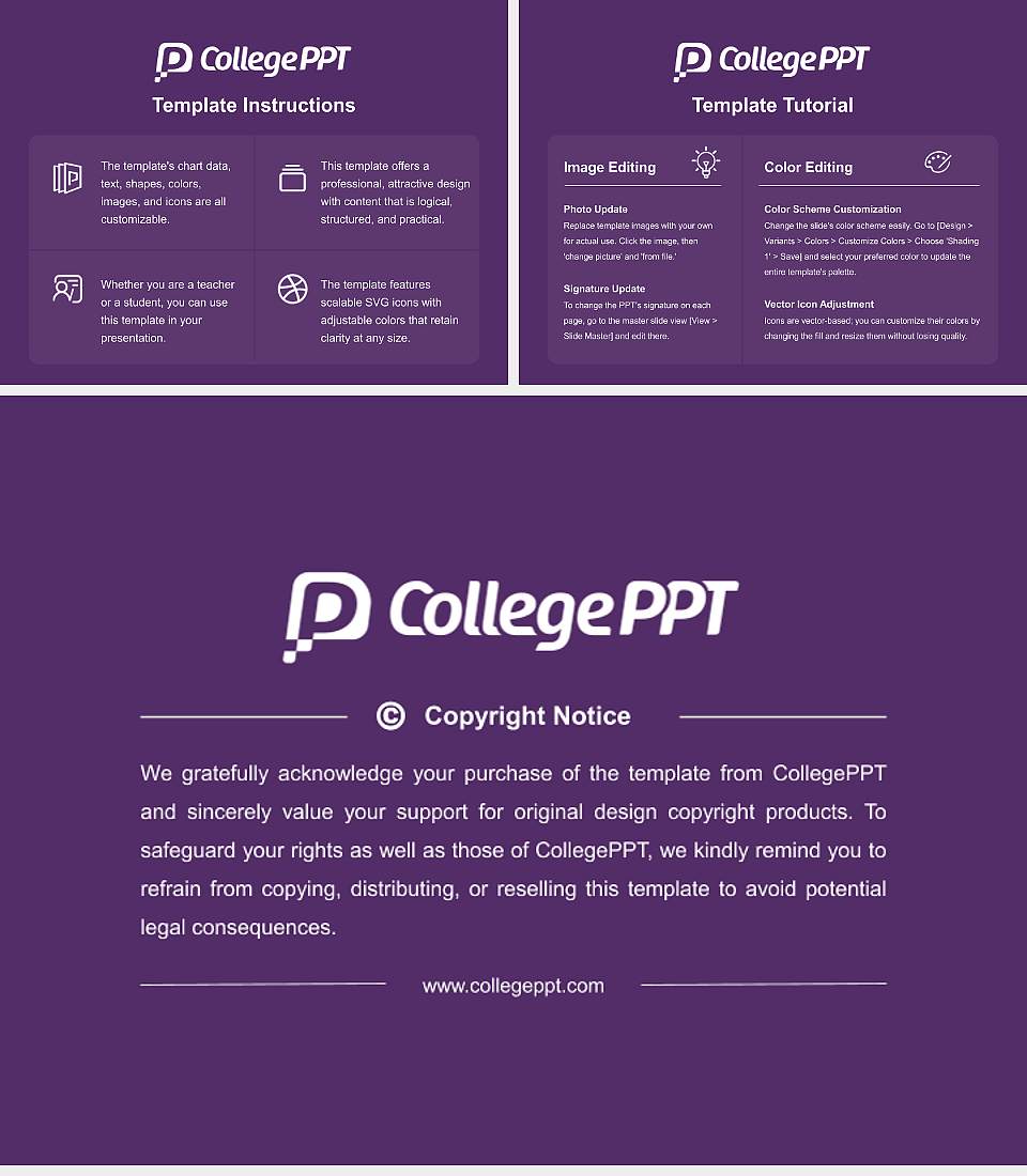 Integral University Course/Courseware Creation PPT Template4:3 ratio PPT effect preview image5