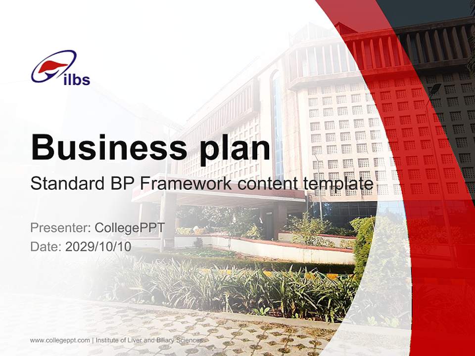 Institute of Liver and Biliary Sciences Competition/Entrepreneurship Contest PPT Template4:3 ratio PPT effect preview image9