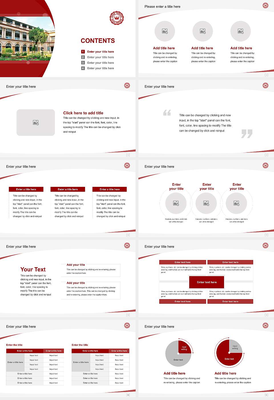 Jadavpur University Course/Courseware Creation PPT Template16:9 ratio PPT effect preview image2