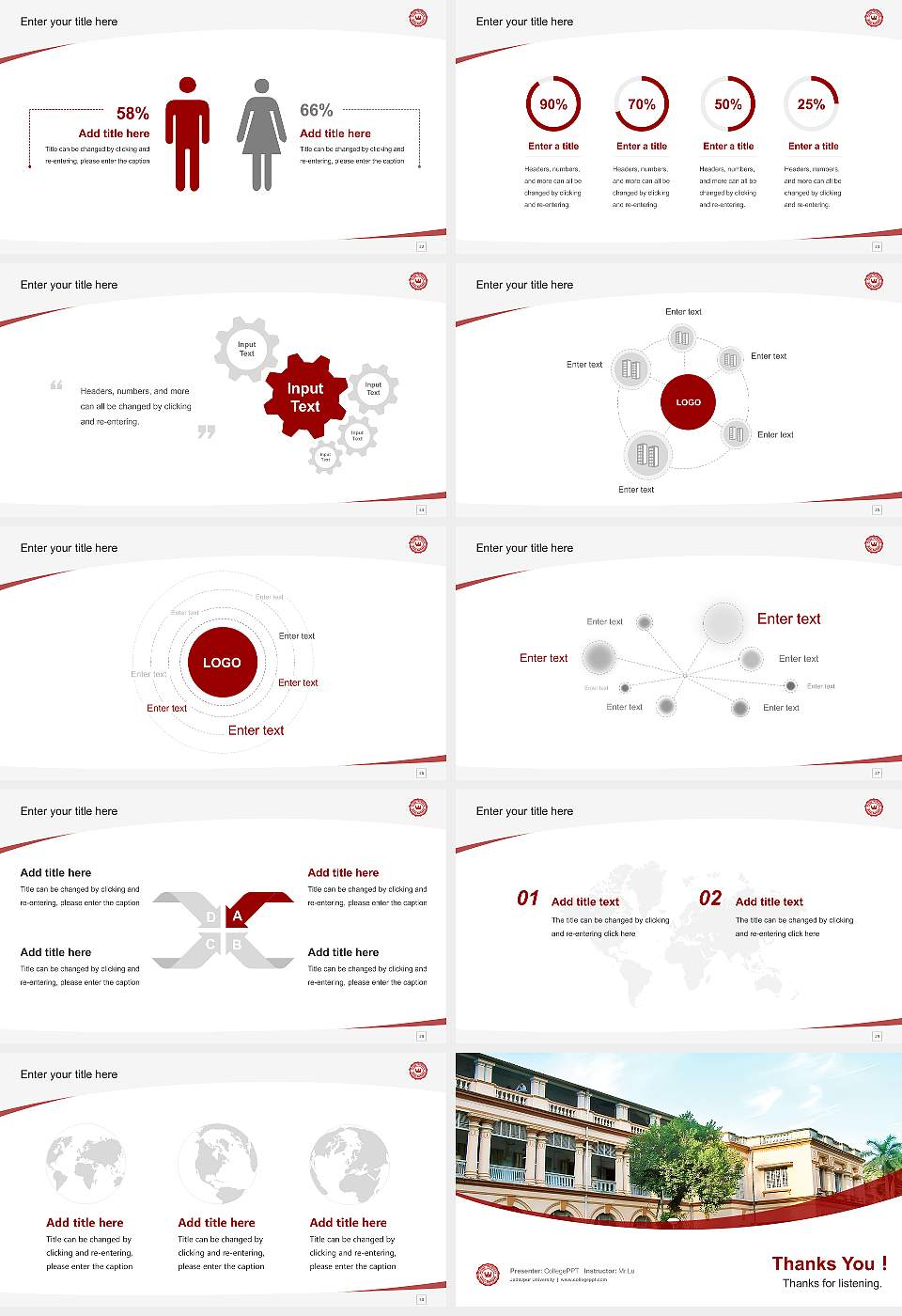 Jadavpur University Course/Courseware Creation PPT Template16:9 ratio PPT effect preview image4