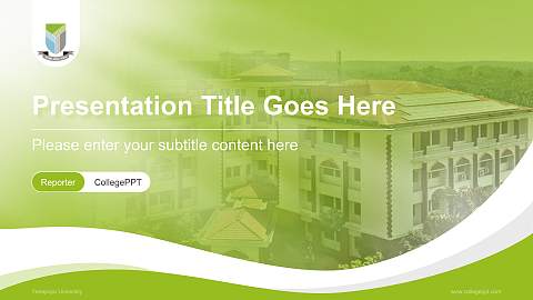 Yenepoya University Lecture Sharing and Networking Event PPT Template