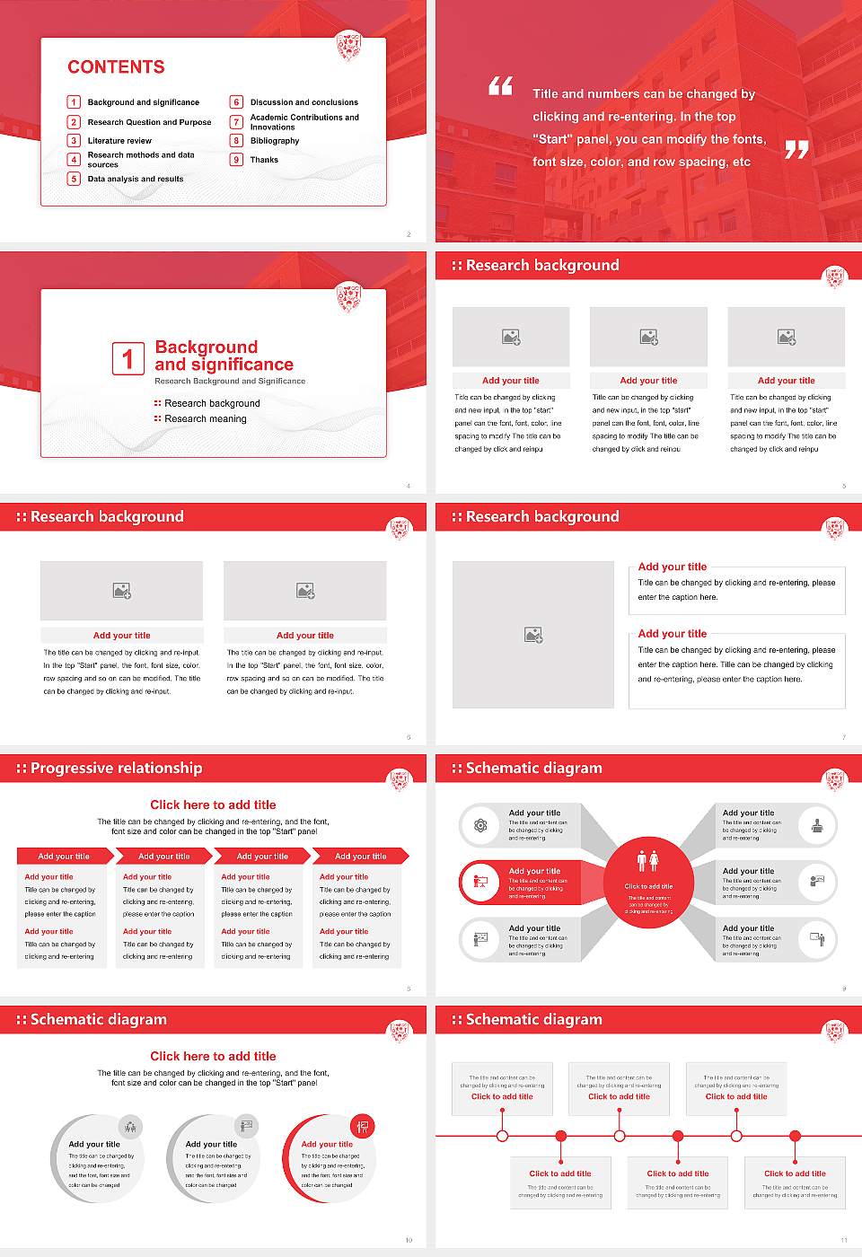 J.E.C.R.C. University Graduation Thesis Defense PPT Template16:9 ratio PPT effect preview image2