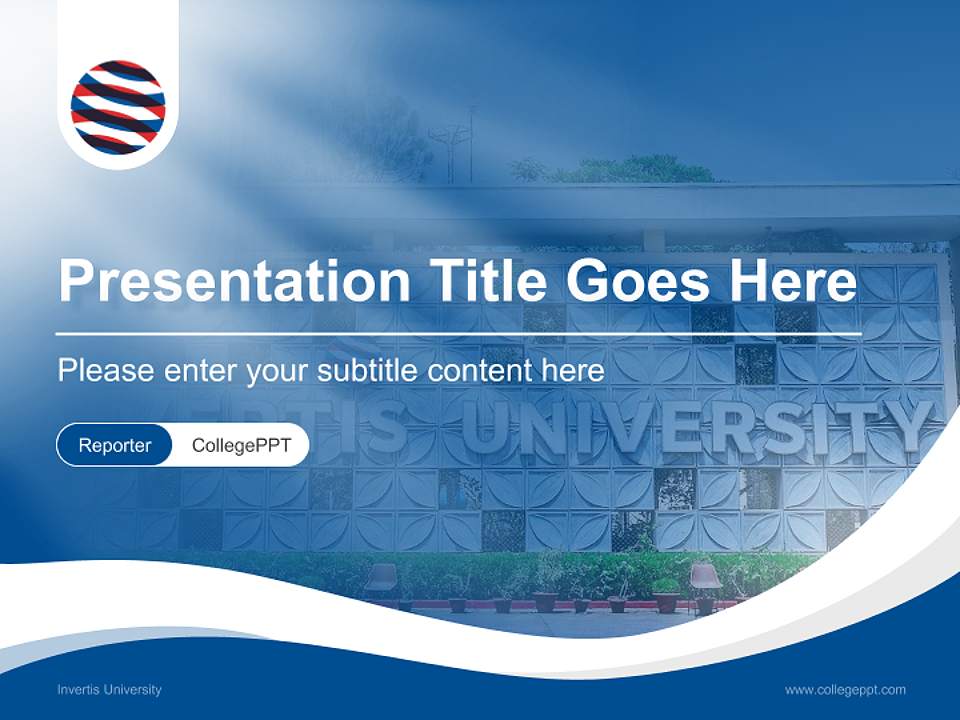 Invertis University Lecture Sharing and Networking Event PPT Template4:3 ratio PPT effect preview image4