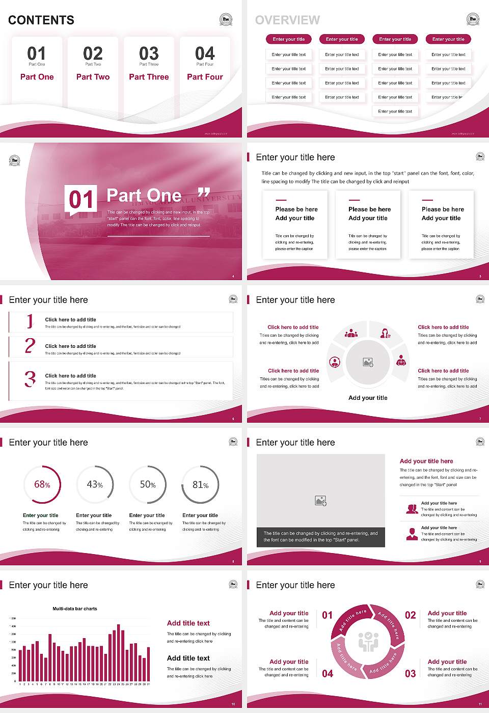 ITM-Vocational University Lecture Sharing and Networking Event PPT Template16:9 ratio PPT effect preview image2