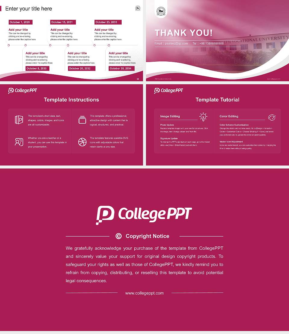 ITM-Vocational University Lecture Sharing and Networking Event PPT Template16:9 ratio PPT effect preview image4