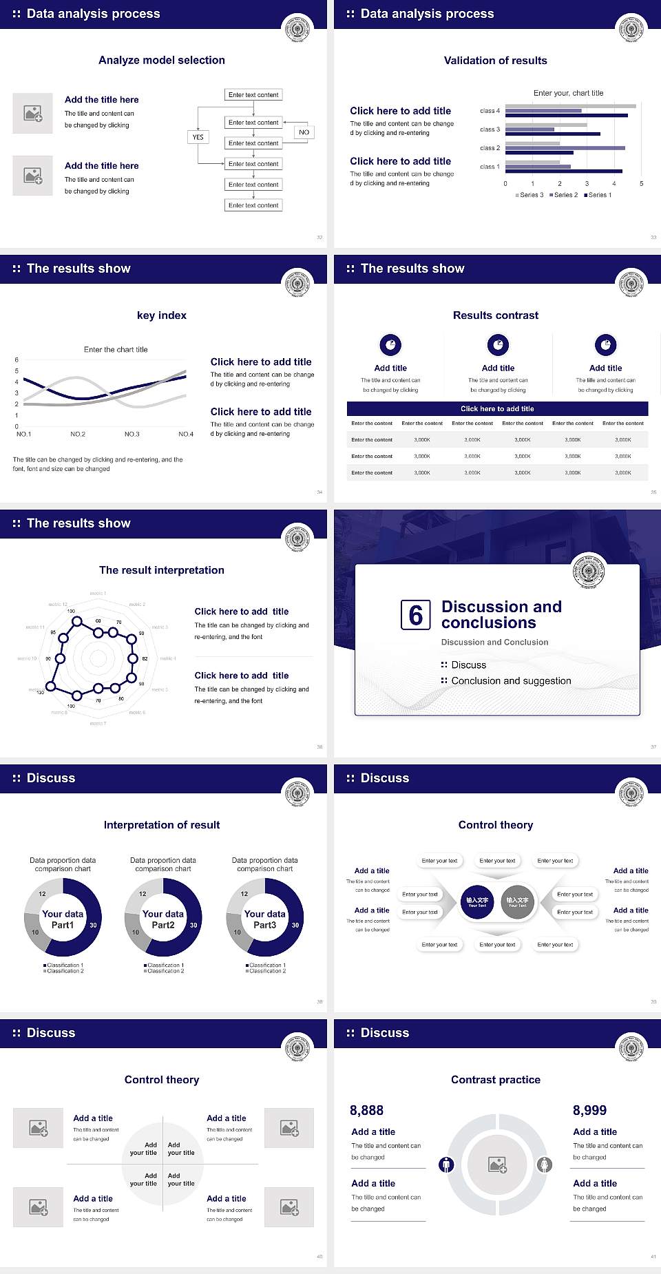 International Institute for Population Sciences Graduation Thesis Defense PPT Template4:3 ratio PPT effect preview image5