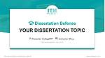 ITM University (Gwalior)학위 논문 방어PPT 템플릿
