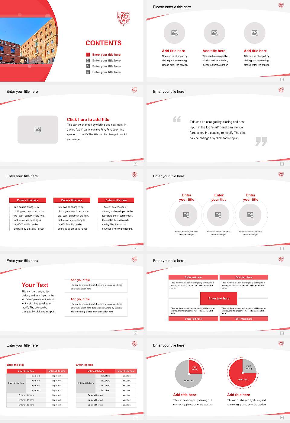 J.E.C.R.C. University Course/Courseware Creation PPT Template16:9 ratio PPT effect preview image2