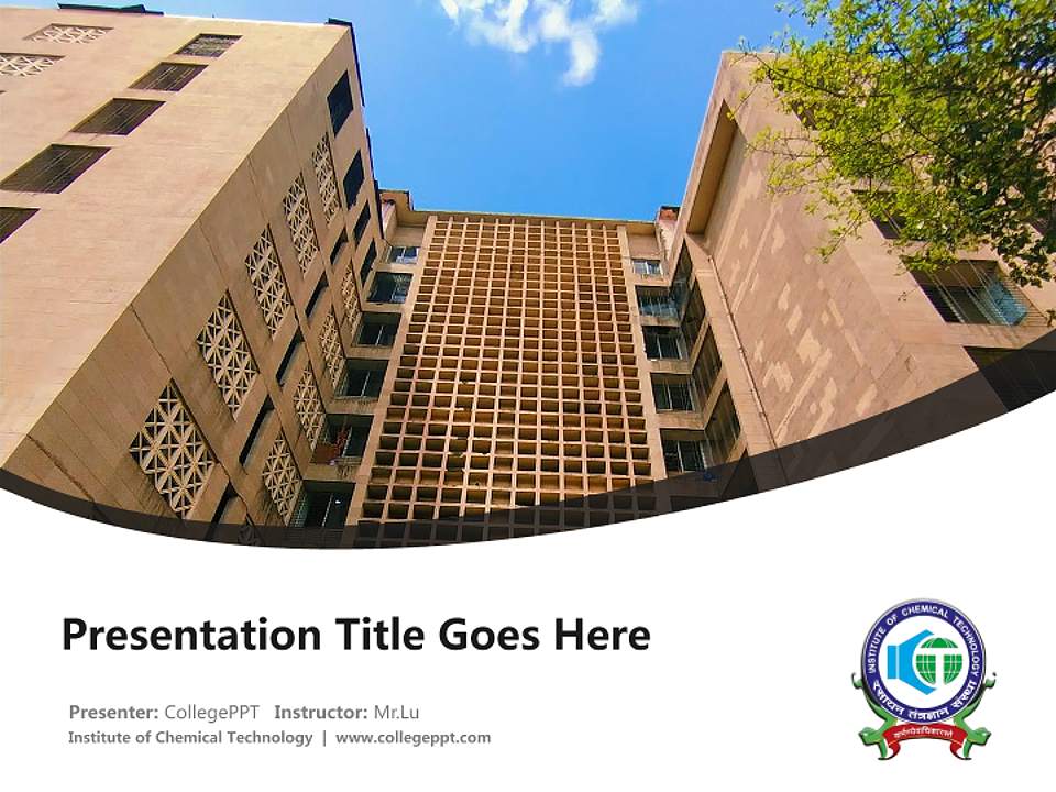 Institute of Chemical Technology Course/Courseware Creation PPT Template4:3 ratio PPT effect preview image5