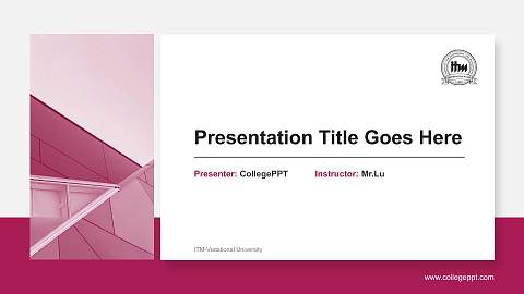 ITM-Vocational University General Purpose PPT Template