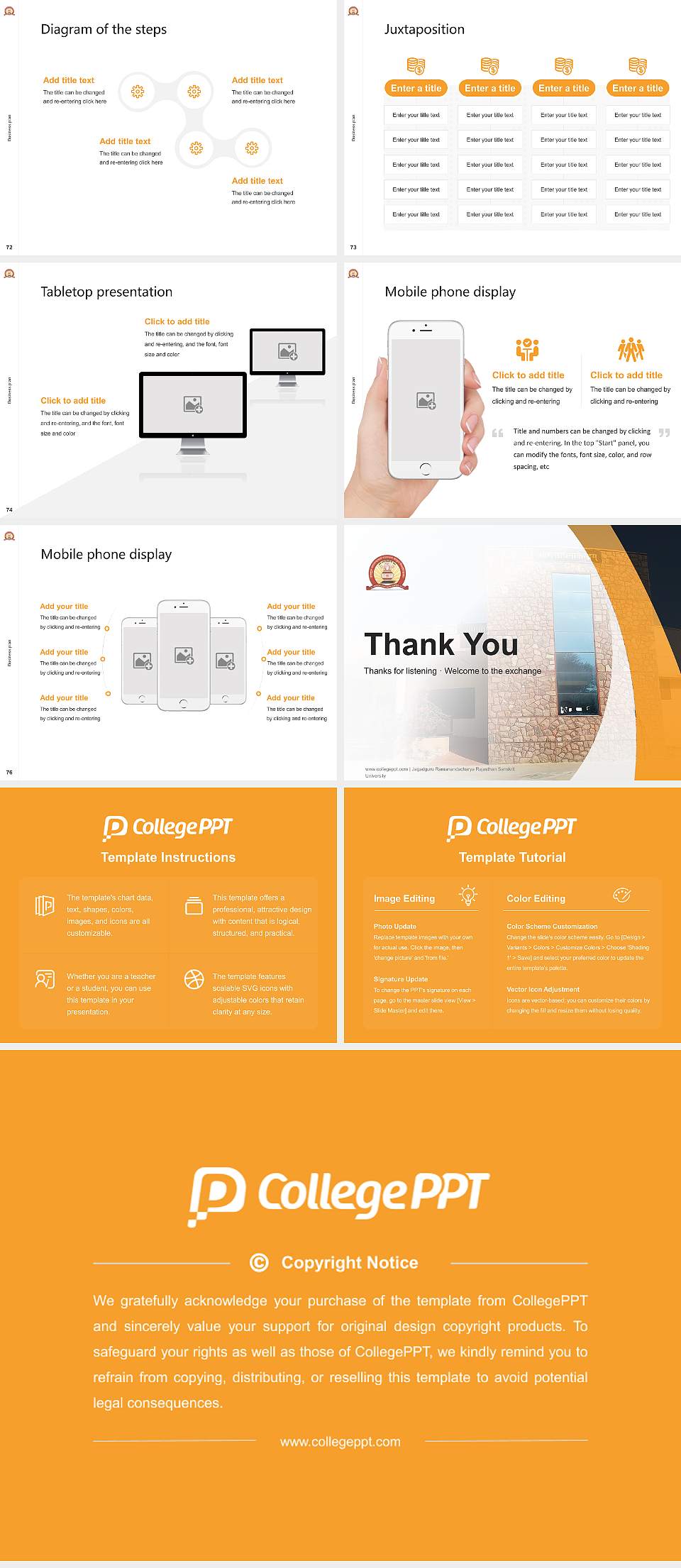 Jagadguru Ramanandacharya Rajasthan Sanskrit University Competition/Entrepreneurship Contest PPT Template4:3 ratio PPT effect preview image9