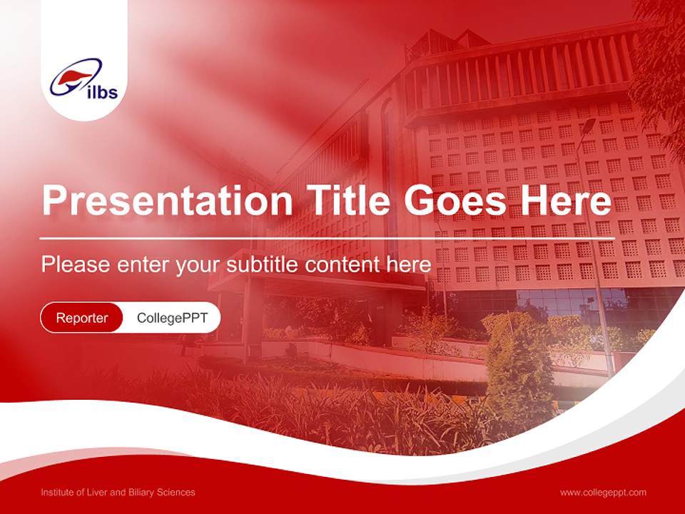 Institute of Liver and Biliary Sciences Lecture Sharing and Networking Event PPT Template4:3 ratio PPT effect preview image4