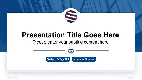 Invertis University National Scholarship Defense PPT Template