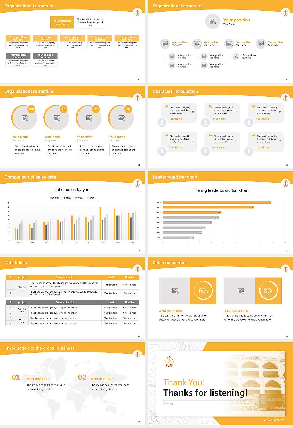 J.G. University Academic Presentation/Research Findings Report PPT Template16:9 ratio PPT effect preview image4