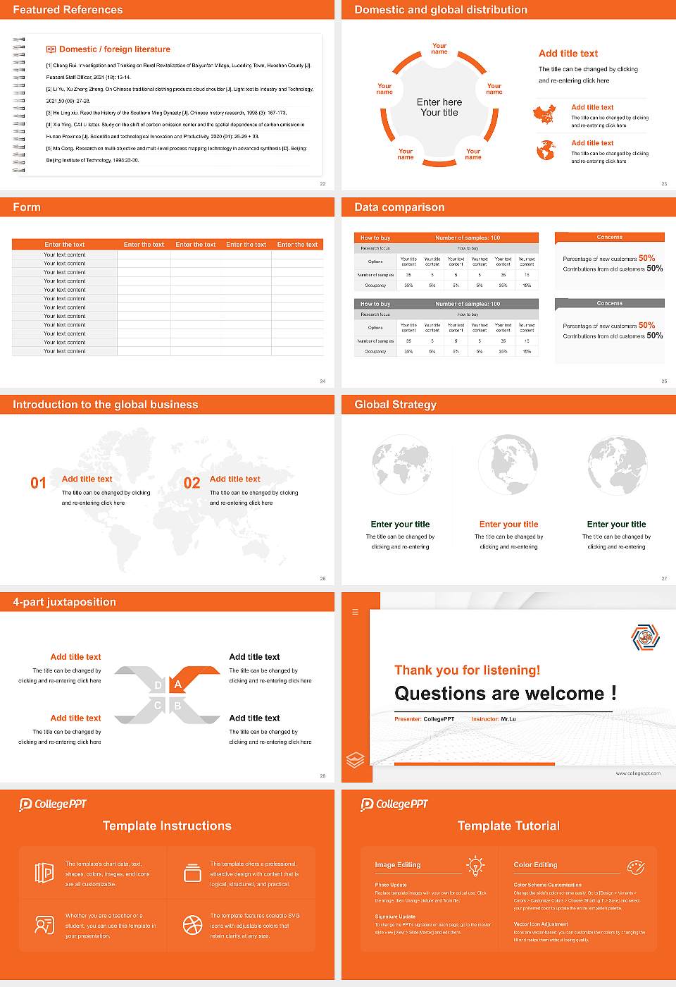 JSS Science & Technology University Thesis Proposal/Graduation Defense PPT Template16:9 ratio PPT effect preview image4