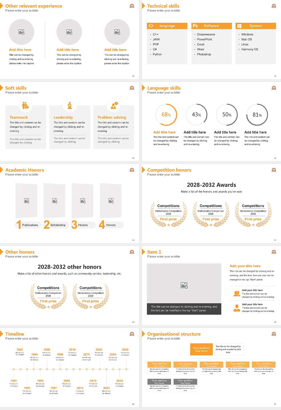 Jagadguru Ramanandacharya Rajasthan Sanskrit University Resume PPT Template16:9 ratio PPT effect preview image3
