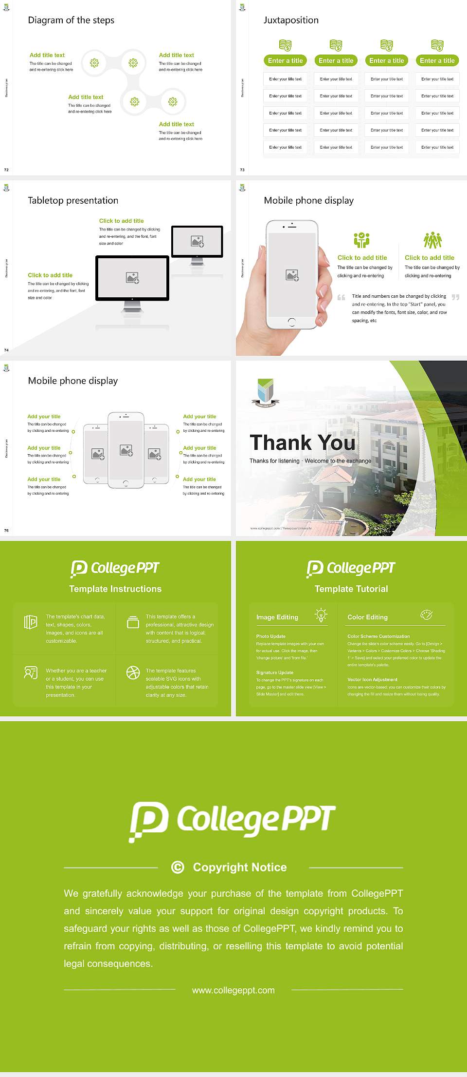 Yenepoya University Competition/Entrepreneurship Contest PPT Template4:3 ratio PPT effect preview image9
