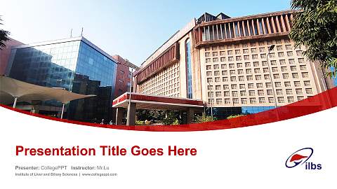 Institute of Liver and Biliary Sciences Course/Courseware Creation PPT Template