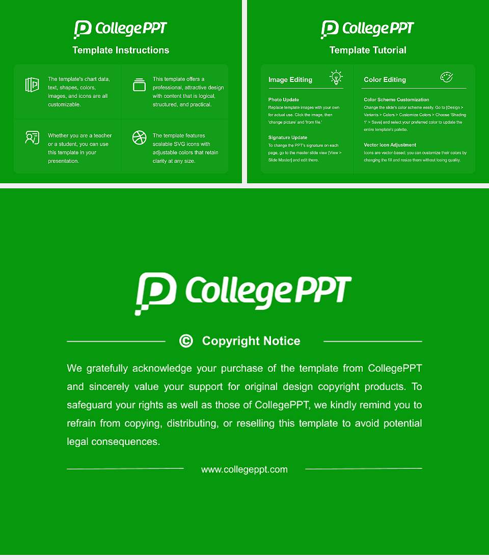 Punjab Agricultural University Course/Courseware Creation PPT Template4:3 ratio PPT effect preview image5