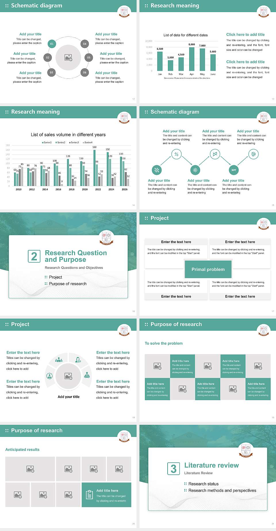 Jagannath University Graduation Thesis Defense PPT Template4:3 ratio PPT effect preview image3