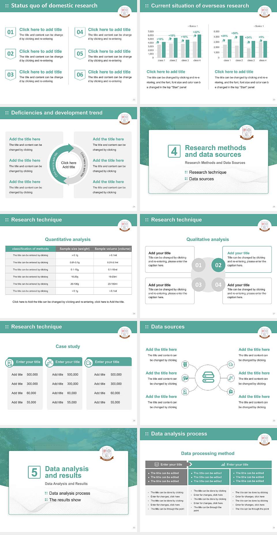 Jagannath University Graduation Thesis Defense PPT Template4:3 ratio PPT effect preview image4