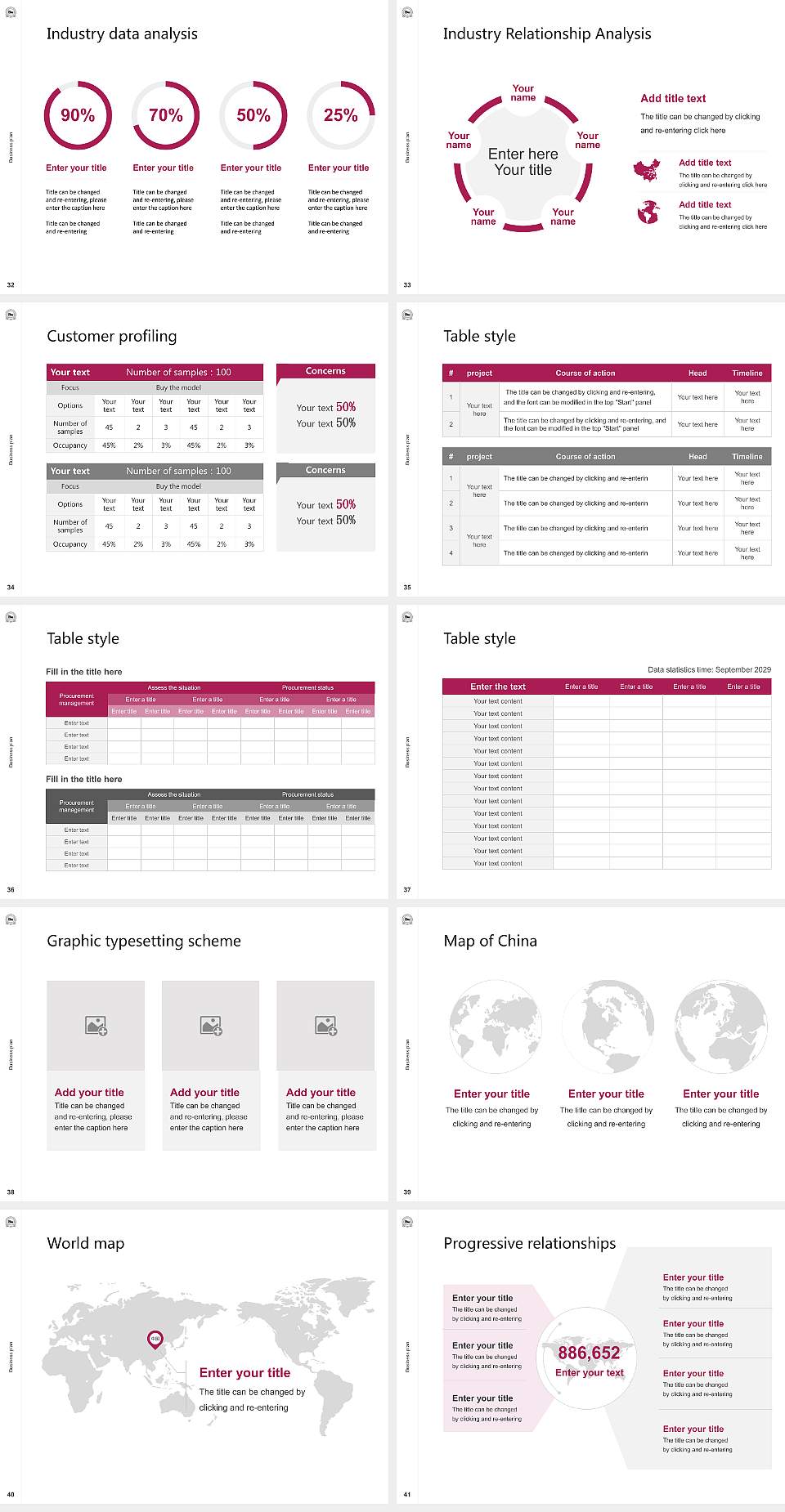ITM-Vocational University Competition/Entrepreneurship Contest PPT Template4:3 ratio PPT effect preview image5