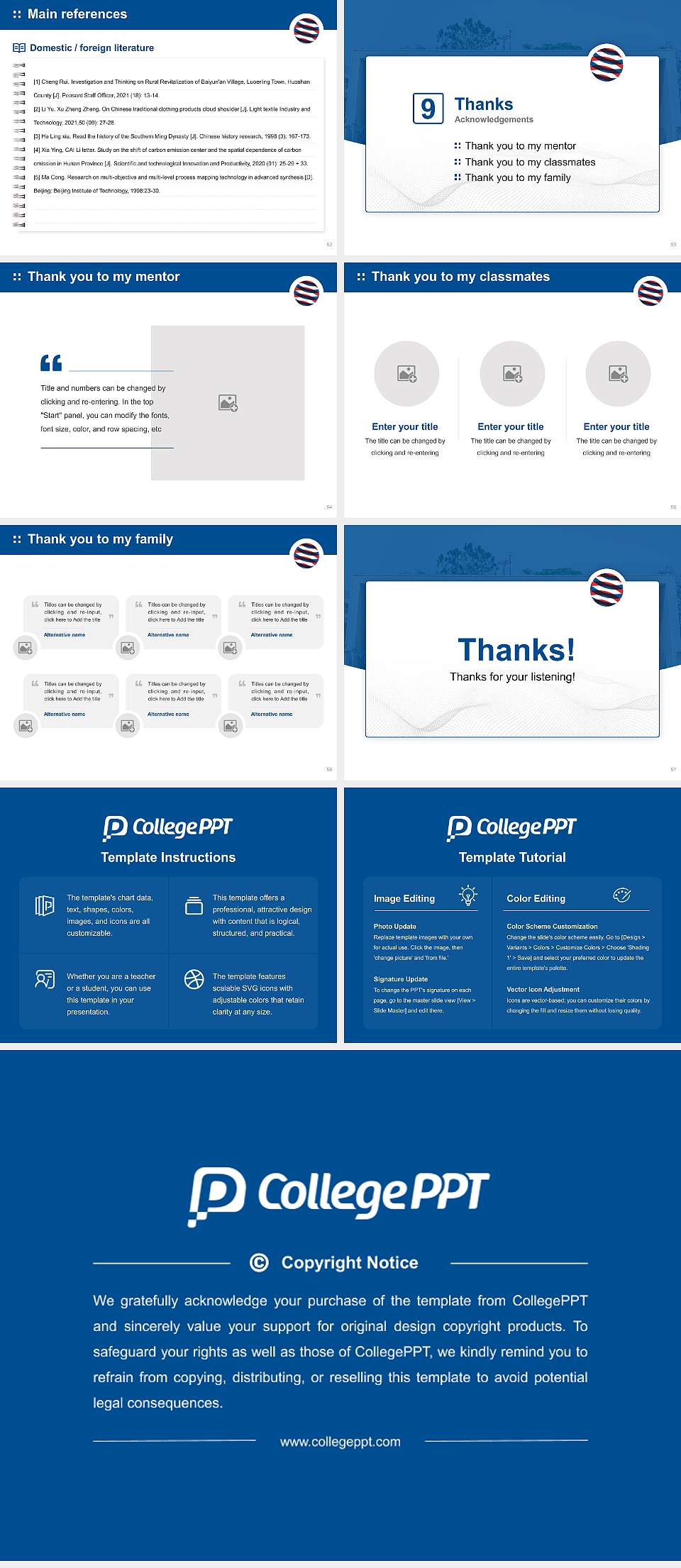 Invertis University Graduation Thesis Defense PPT Template4:3 ratio PPT effect preview image7