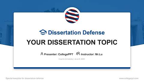Invertis University Graduation Thesis Defense PPT Template