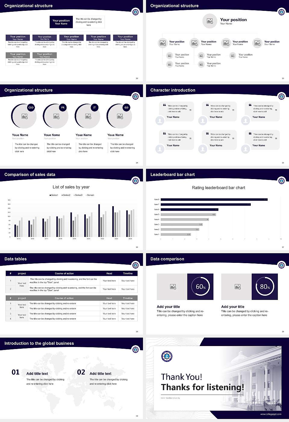 Indian Maritime University Academic Presentation/Research Findings Report PPT Template16:9 ratio PPT effect preview image4