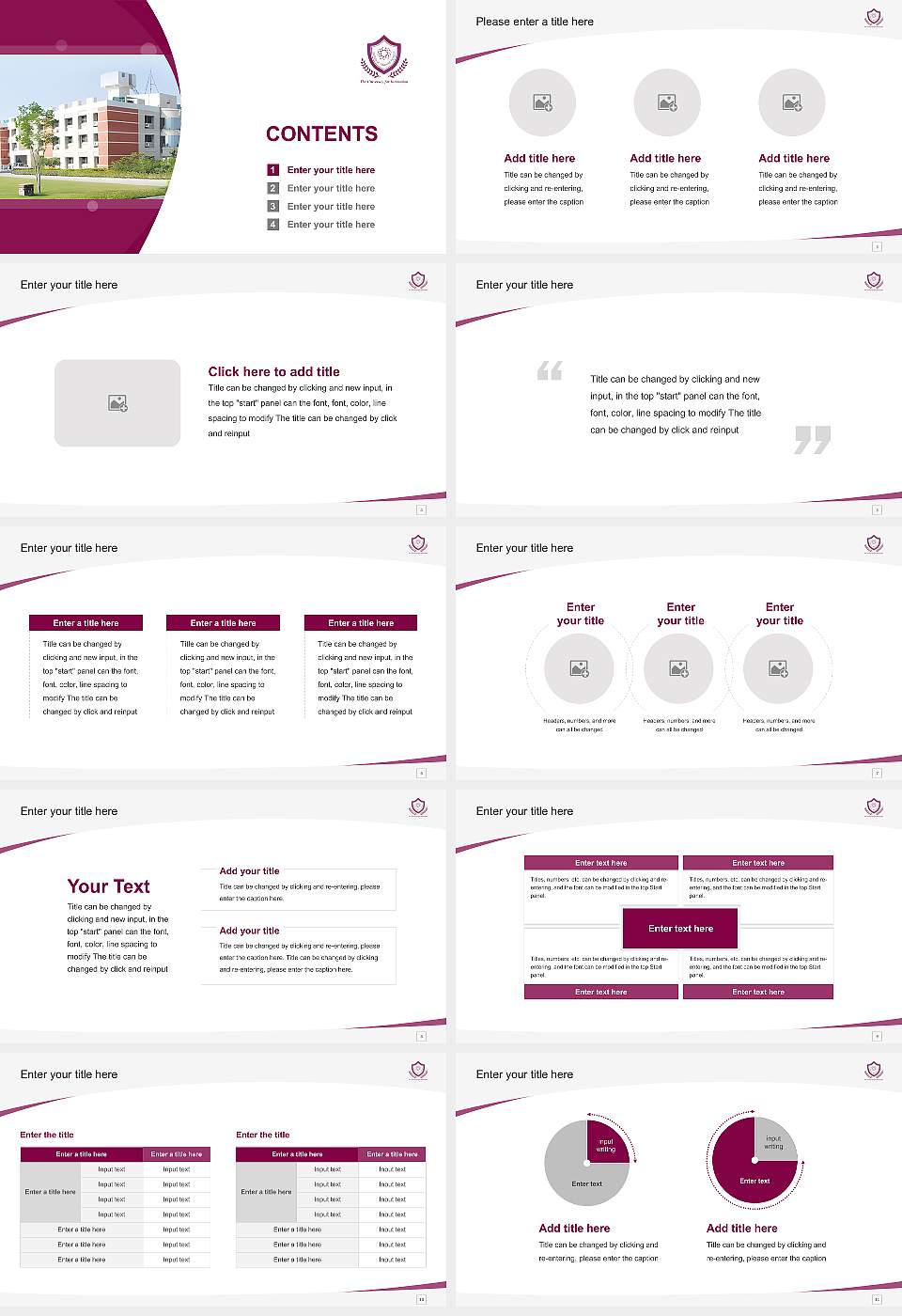 Institute of Advanced Research Course/Courseware Creation PPT Template16:9 ratio PPT effect preview image2