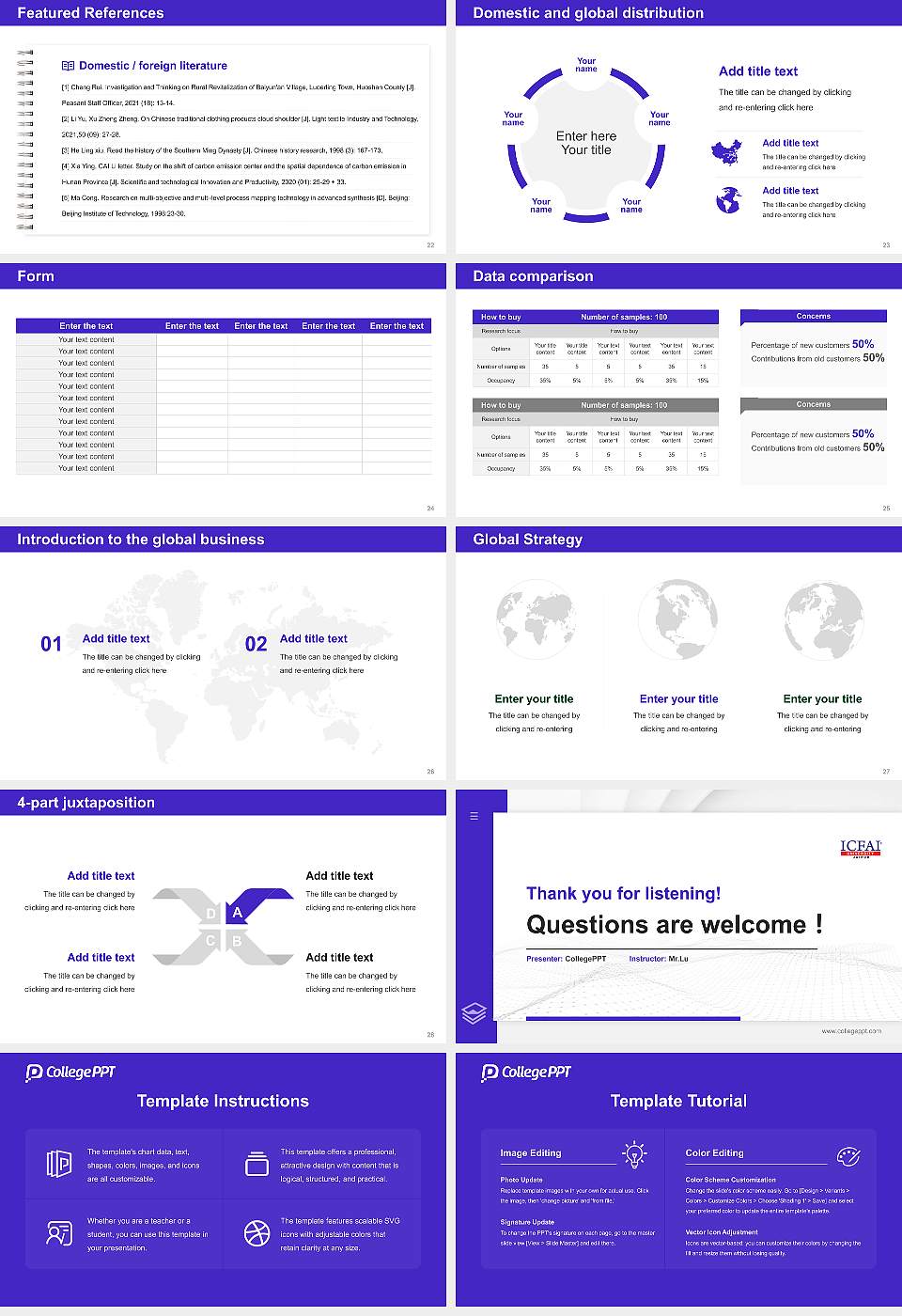 ICFAI University, Jaipur Thesis Proposal/Graduation Defense PPT Template16:9 ratio PPT effect preview image4