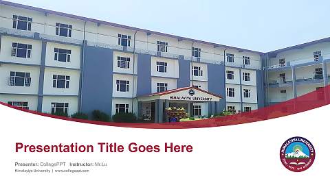 Himalayiya University Course/Courseware Creation PPT Template