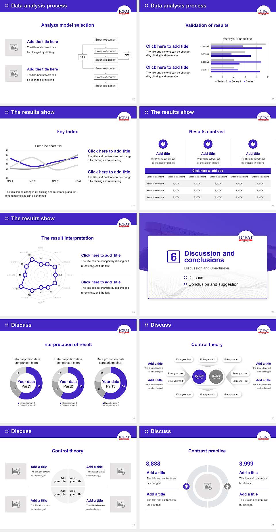 ICFAI University, Jaipur Graduation Thesis Defense PPT Template4:3 ratio PPT effect preview image5