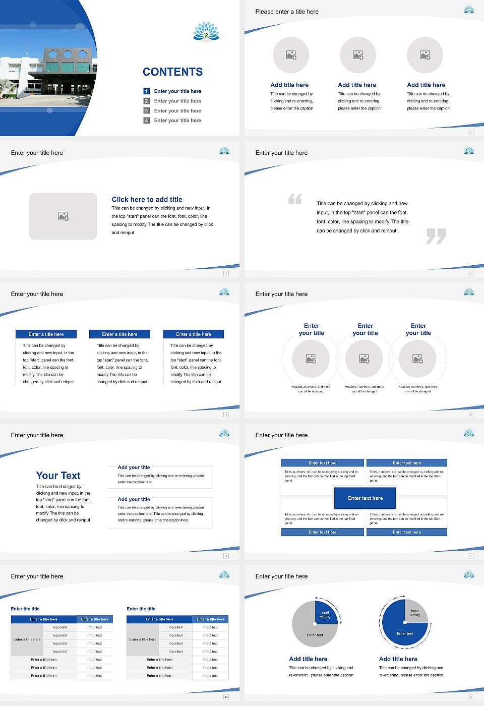 Indrashil University Course/Courseware Creation PPT Template16:9 ratio PPT effect preview image2