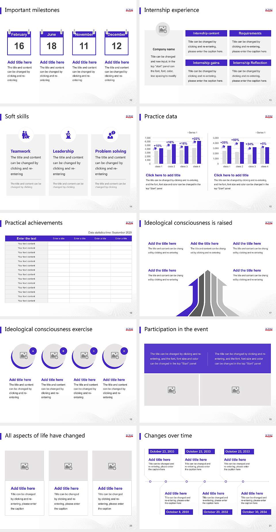 ICFAI University, Jaipur National Scholarship Defense PPT Template4:3 ratio PPT effect preview image3