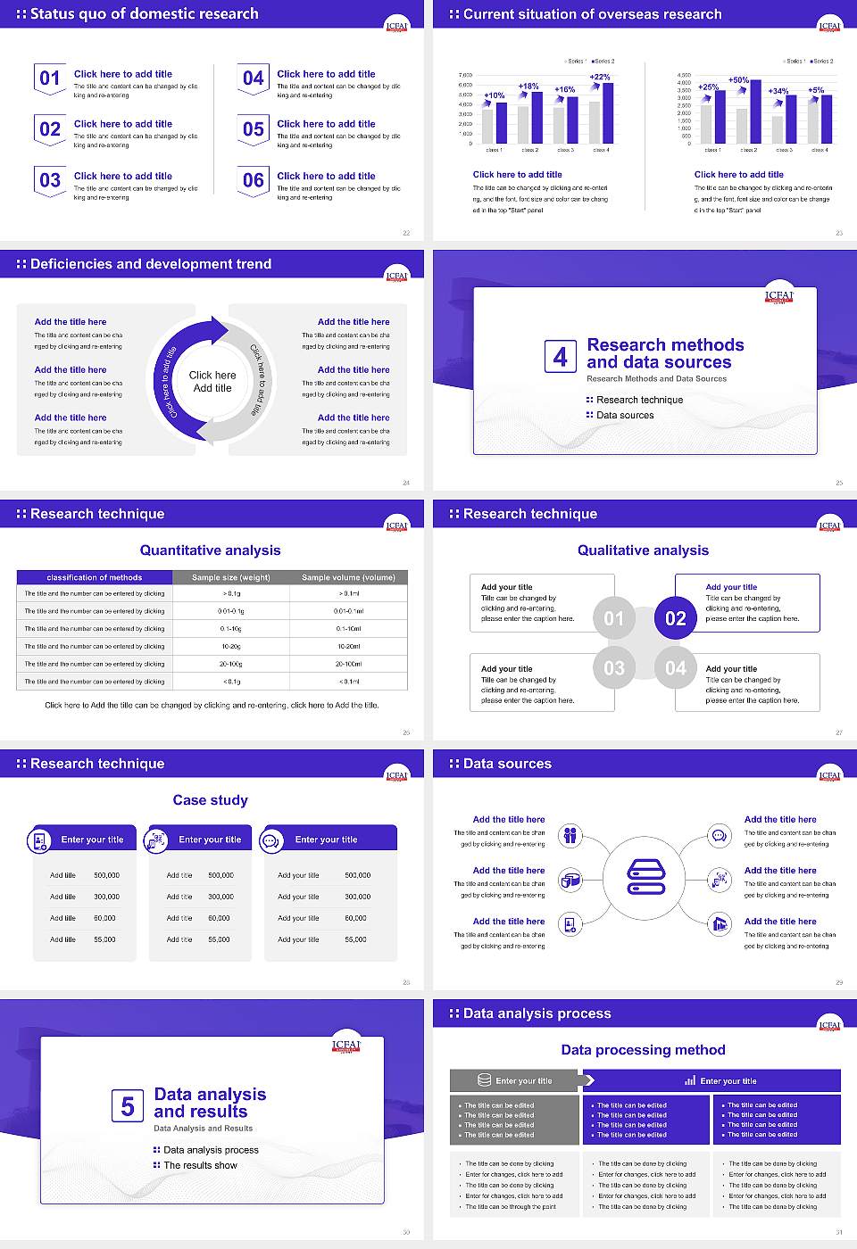 ICFAI University, Jaipur Graduation Thesis Defense PPT Template16:9 ratio PPT effect preview image4