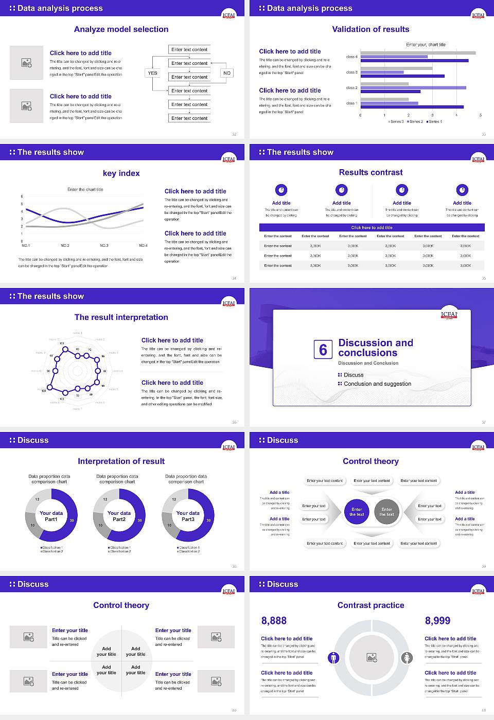 ICFAI University, Jaipur Graduation Thesis Defense PPT Template16:9 ratio PPT effect preview image5