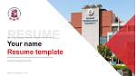 Gujarat Technological University Resume PPT Template