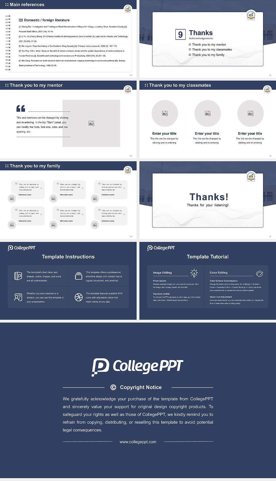 Indian Institute of Teacher Education Graduation Thesis Defense PPT Template16:9 ratio PPT effect preview image7
