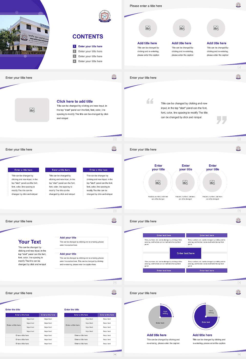 Indian Institute of Information Technology, Pune Course/Courseware Creation PPT Template16:9 ratio PPT effect preview image2