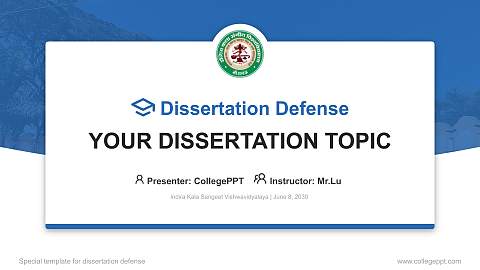 Indira Kala Sangeet Vishwavidyalaya Graduation Thesis Defense PPT Template