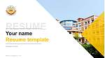 Himalayan University Resume PPT Template