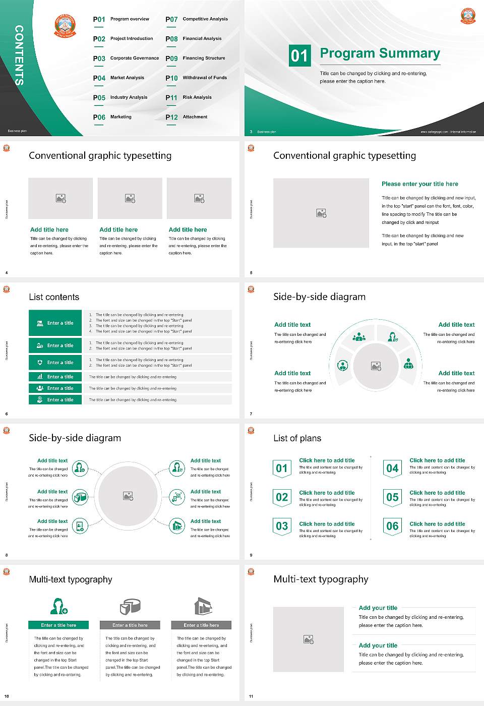 Indira Gandhi University Competition/Entrepreneurship Contest PPT Template16:9 ratio PPT effect preview image2