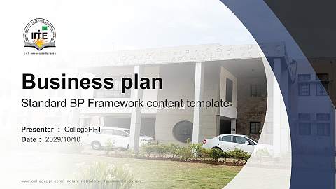 Indian Institute of Teacher Education Competition/Entrepreneurship Contest PPT Template