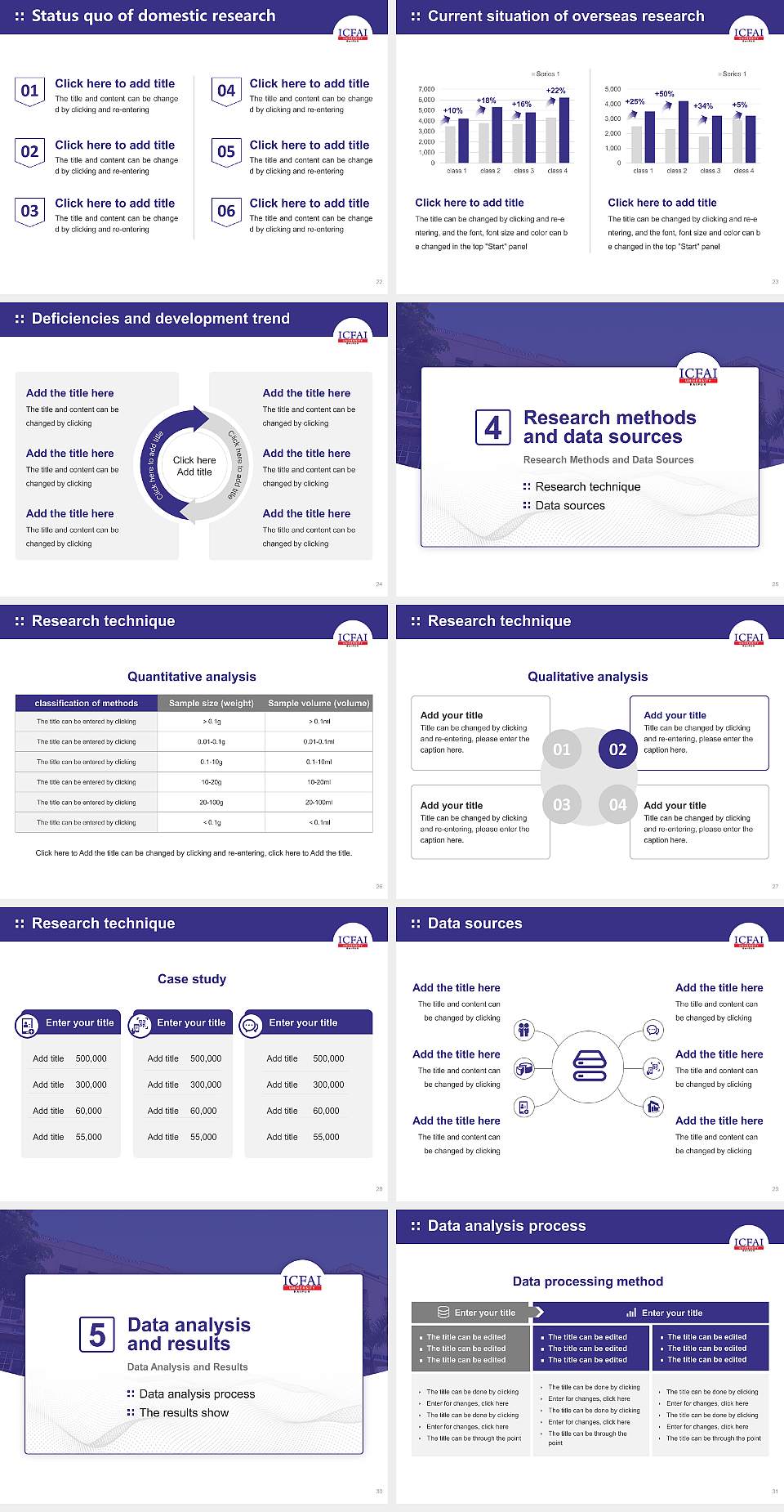 ICFAI University Raipur B.Tech Graduation Thesis Defense PPT Template4:3 ratio PPT effect preview image4