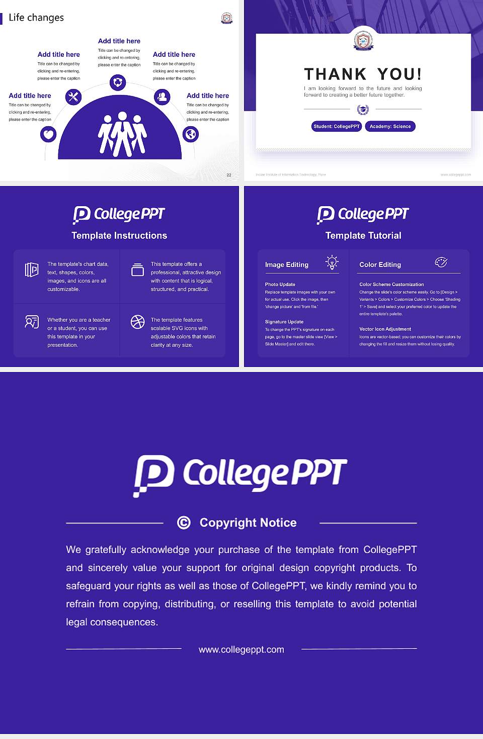 Indian Institute of Information Technology, Pune National Scholarship Defense PPT Template4:3 ratio PPT effect preview image4