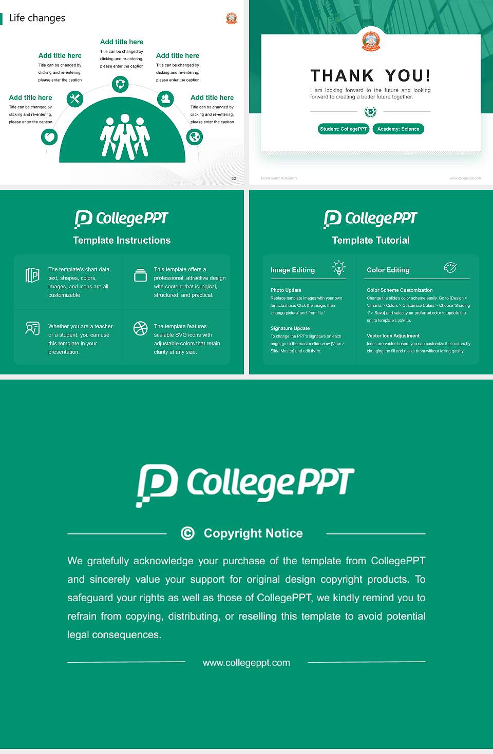 Indira Gandhi University National Scholarship Defense PPT Template4:3 ratio PPT effect preview image4