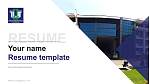 Indus International University Resume PPT Template