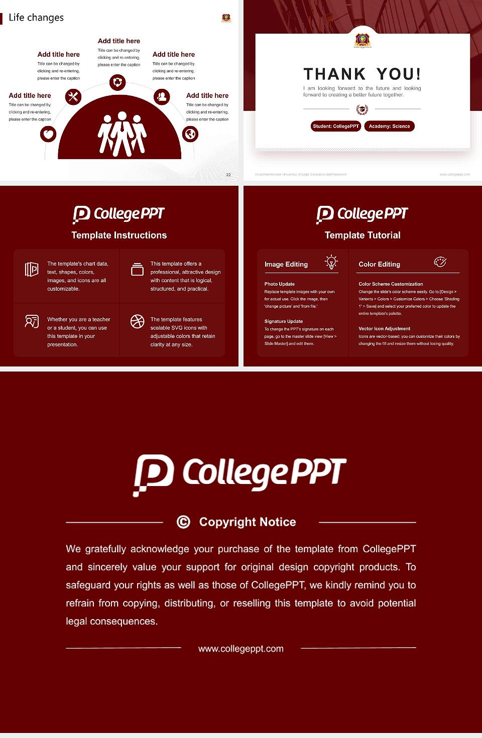 India International University of Legal Education and Research National Scholarship Defense PPT Template4:3 ratio PPT effect preview image4