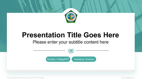 Guru Jambeshwar University of Science and Technology National Scholarship Defense PPT Template